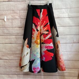 H&M SHOWSTOPPER FULL FLORAL MAXI SKIRT